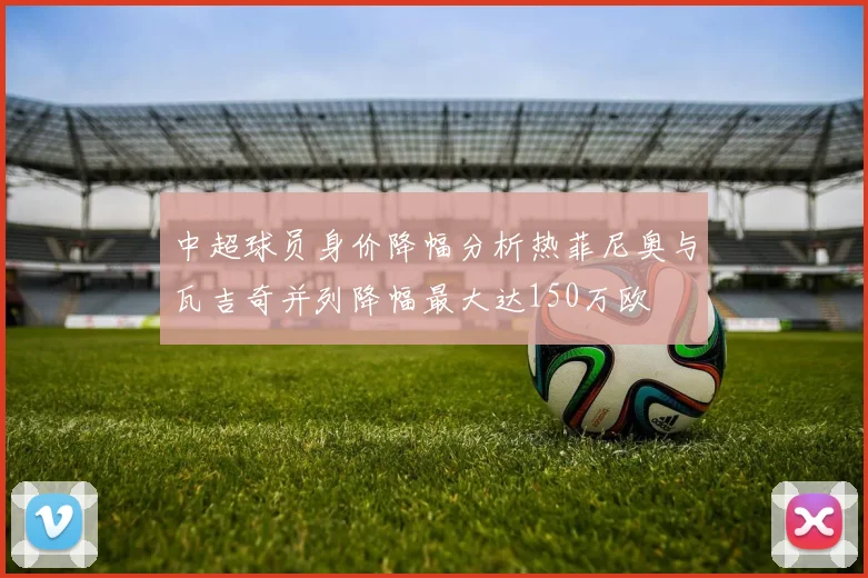 中超球员身价降幅分析热菲尼奥与瓦吉奇并列降幅最大达150万欧