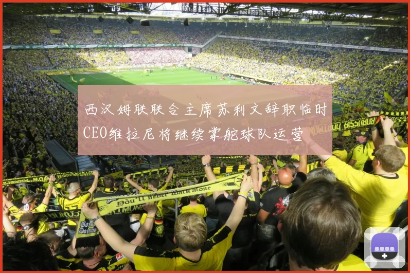 西汉姆联联合主席苏利文辞职临时CEO维拉尼将继续掌舵球队运营